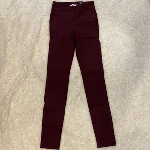 Camber & grace maroon dress pant tights - Sz. XS